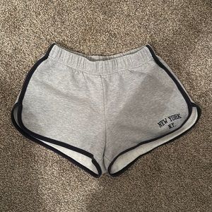 Grey Brandy Melville New York shorts!!